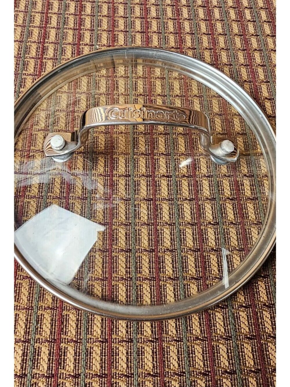 Cuisinart 6-Inch Glass Lid With Stainless Steel Handle For Cookware